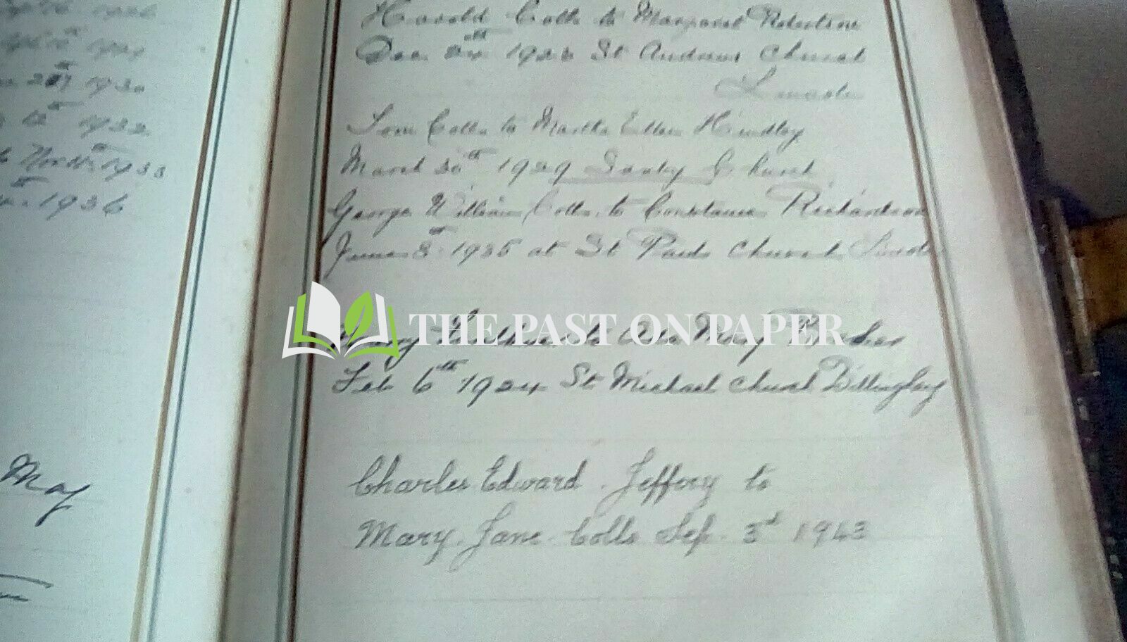 large1895 family bible leather bound with brass clasp interesting item/heavy - Image 6