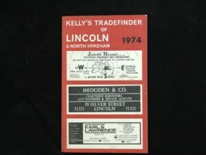 Kelly's Tradefinder of Lincoln & North Hykeham, 1974
