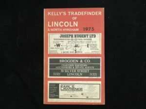 Kelly's Tradefinder of Lincoln & North Hykeham, 1975