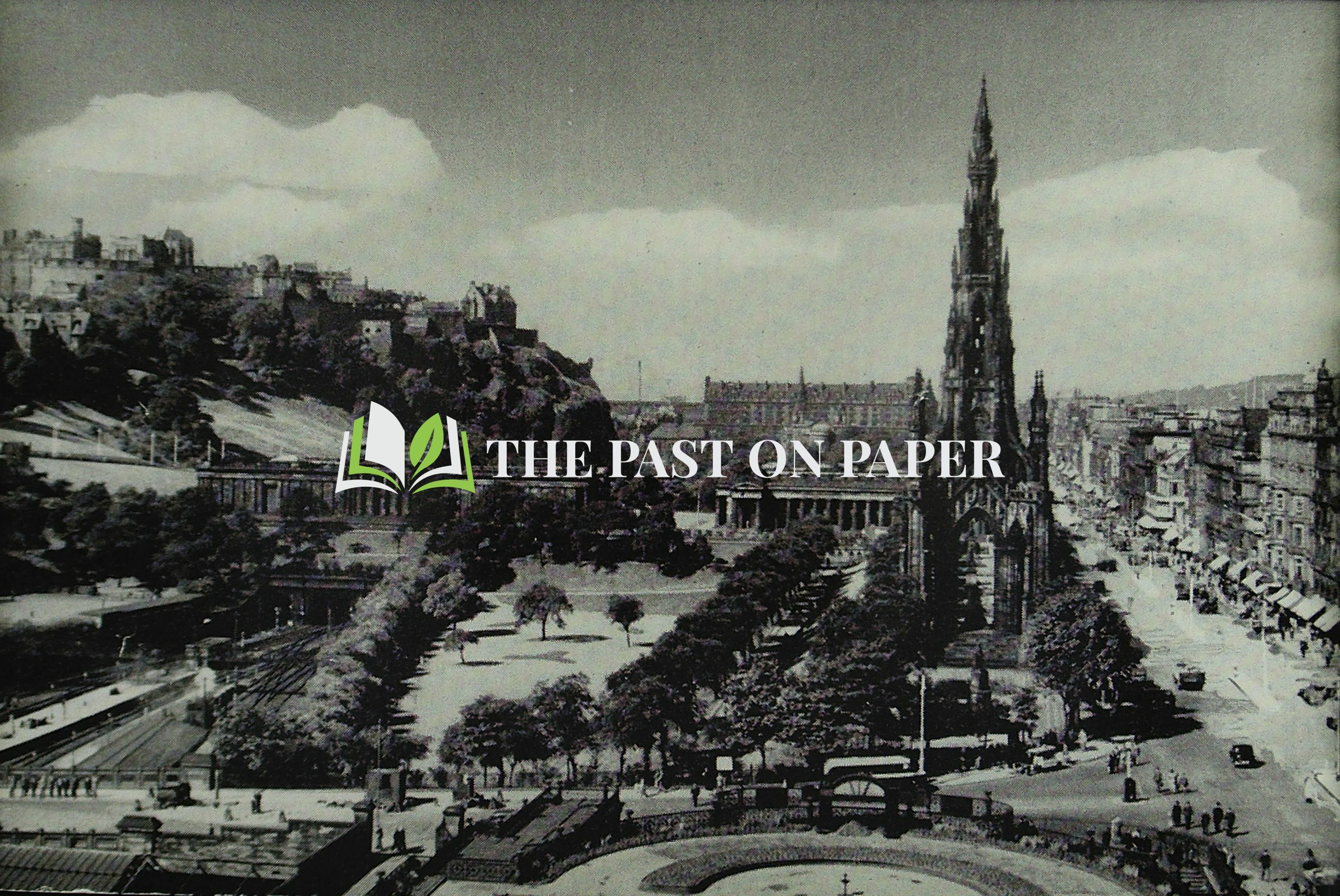 Unused Postcard of Edinburgh, Scotland and The Scott Monument
