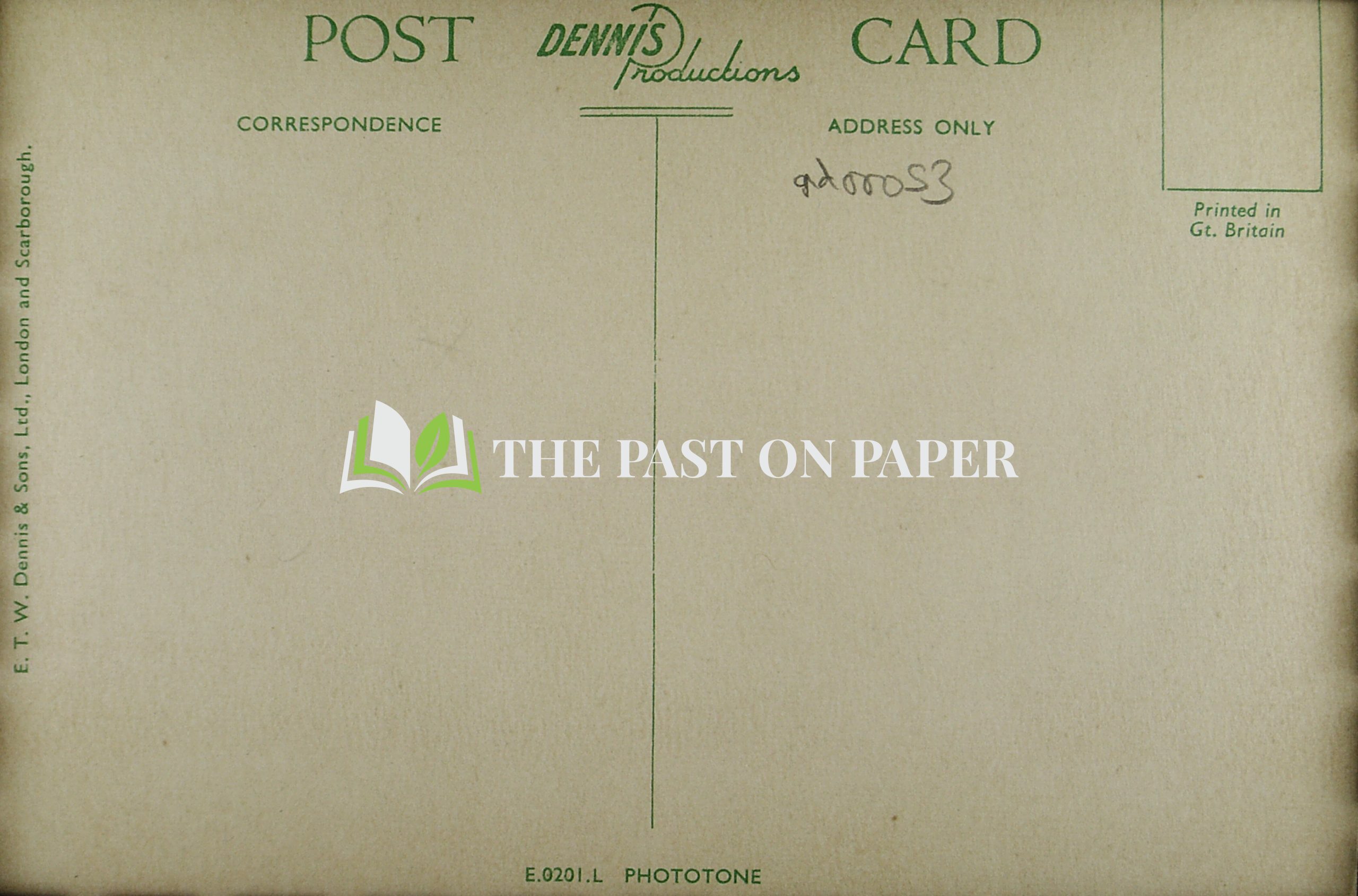 Unused Postcard of Edinburgh, Scotland and The Scott Monument - Image 2