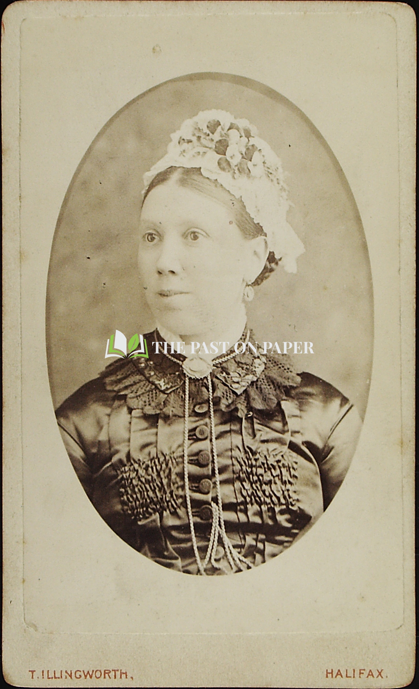 Carte de Visite of Unknown Female, Halifax, 1860s