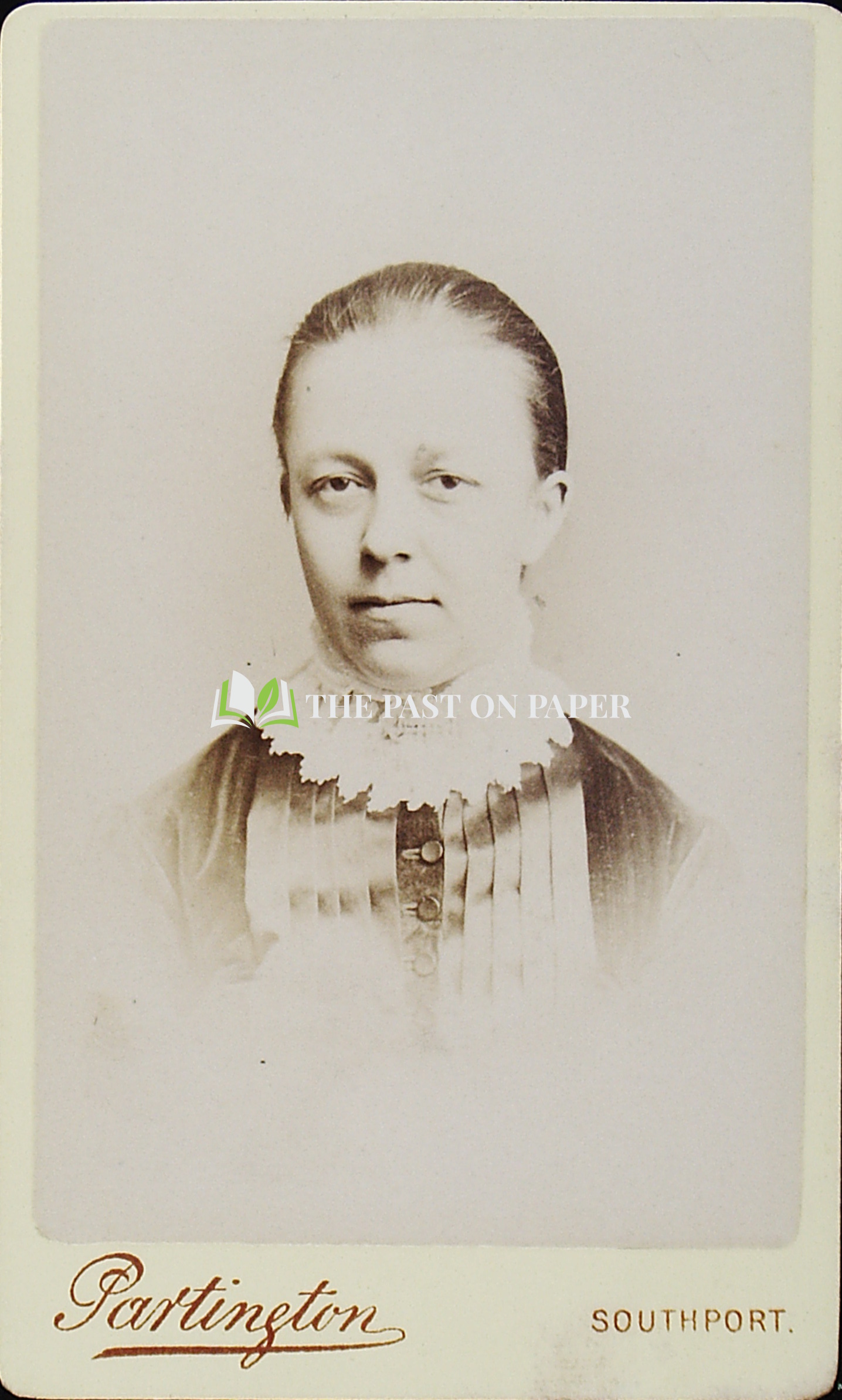 Carte de Visite of Unknown Female, Southport, est 1870s
