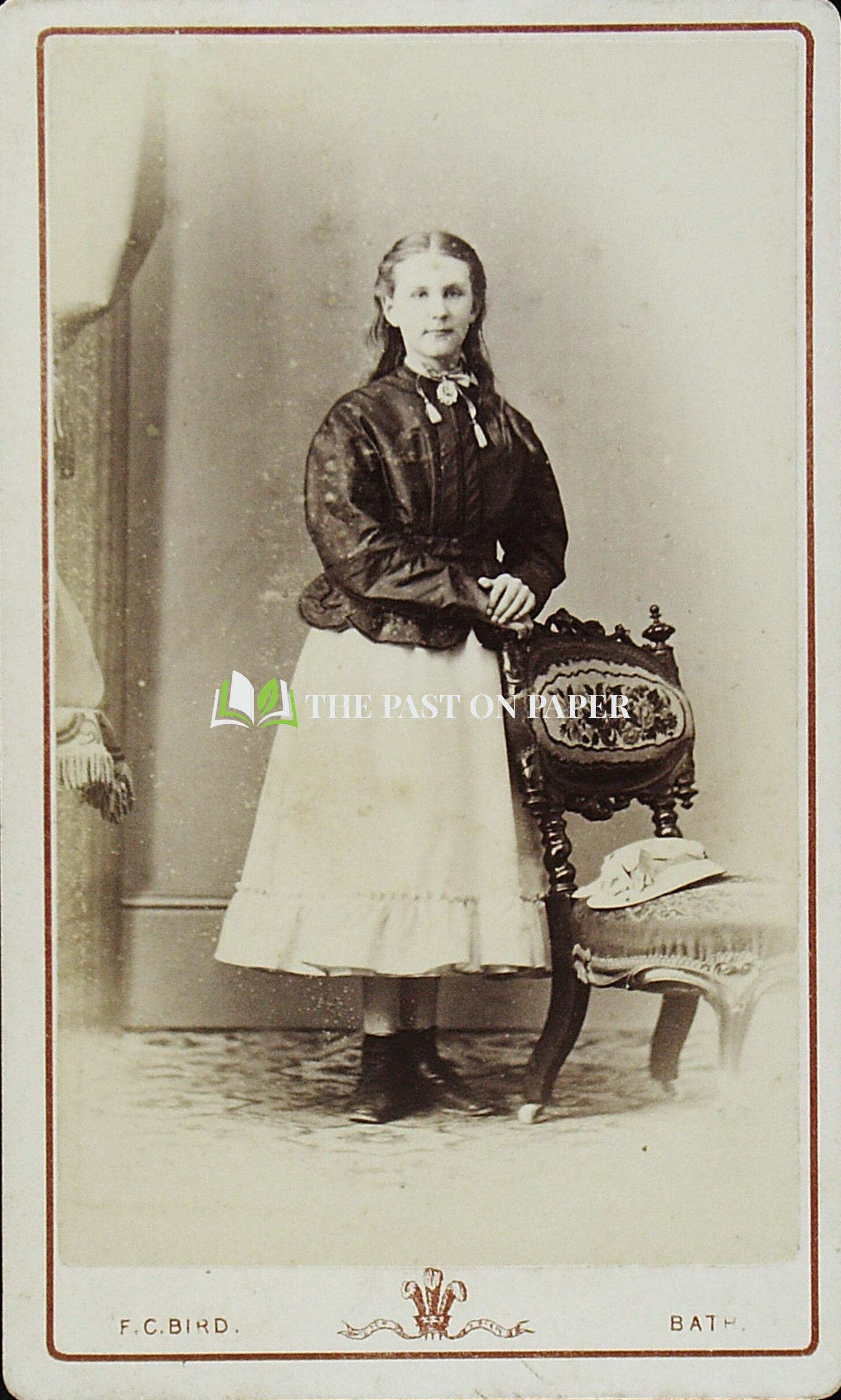 Carte de Visite of Unidentified Female, Bath, est 1860s