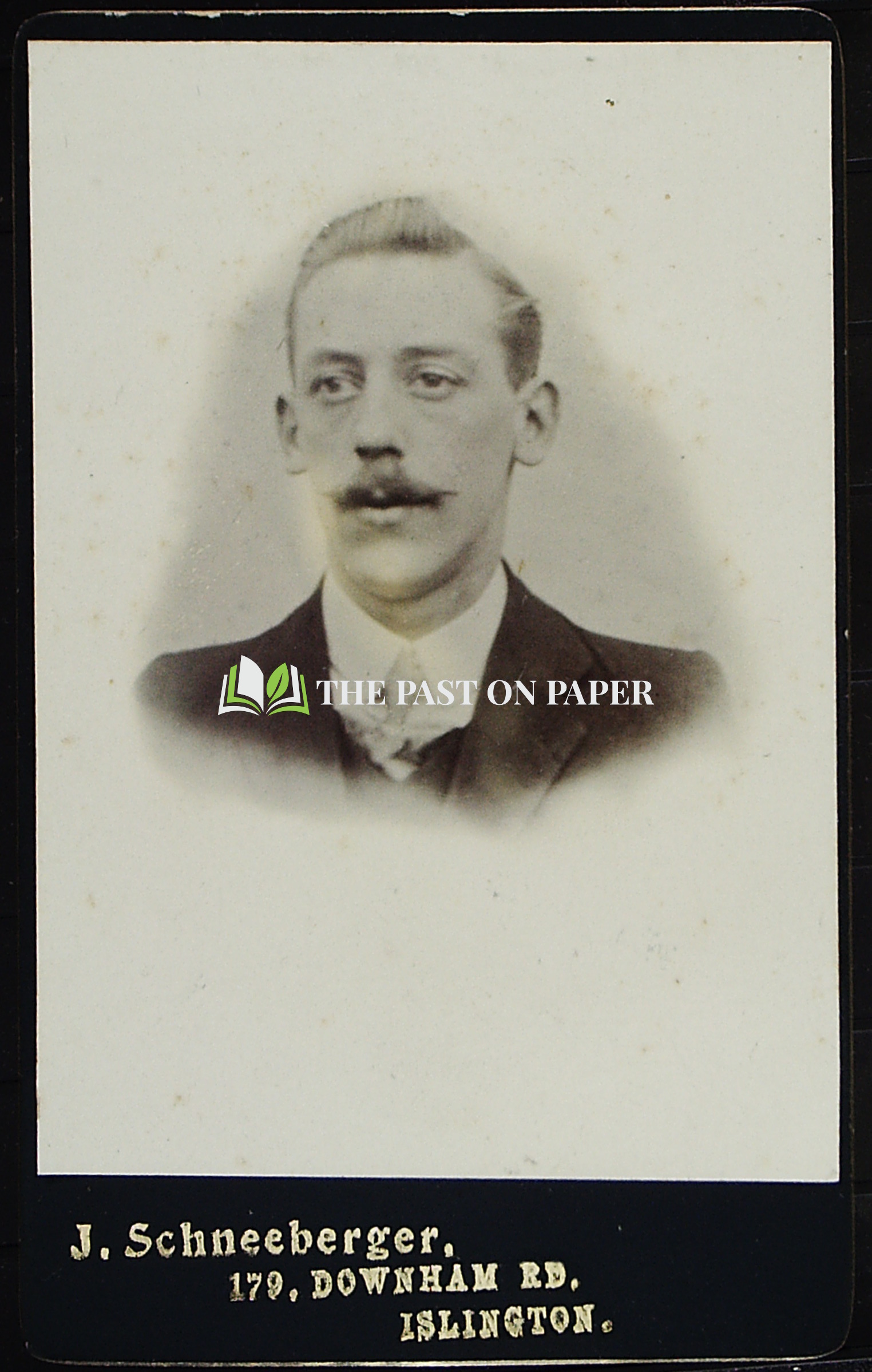 Carte de Visite of Unidentified Gentleman, Islington,1880s