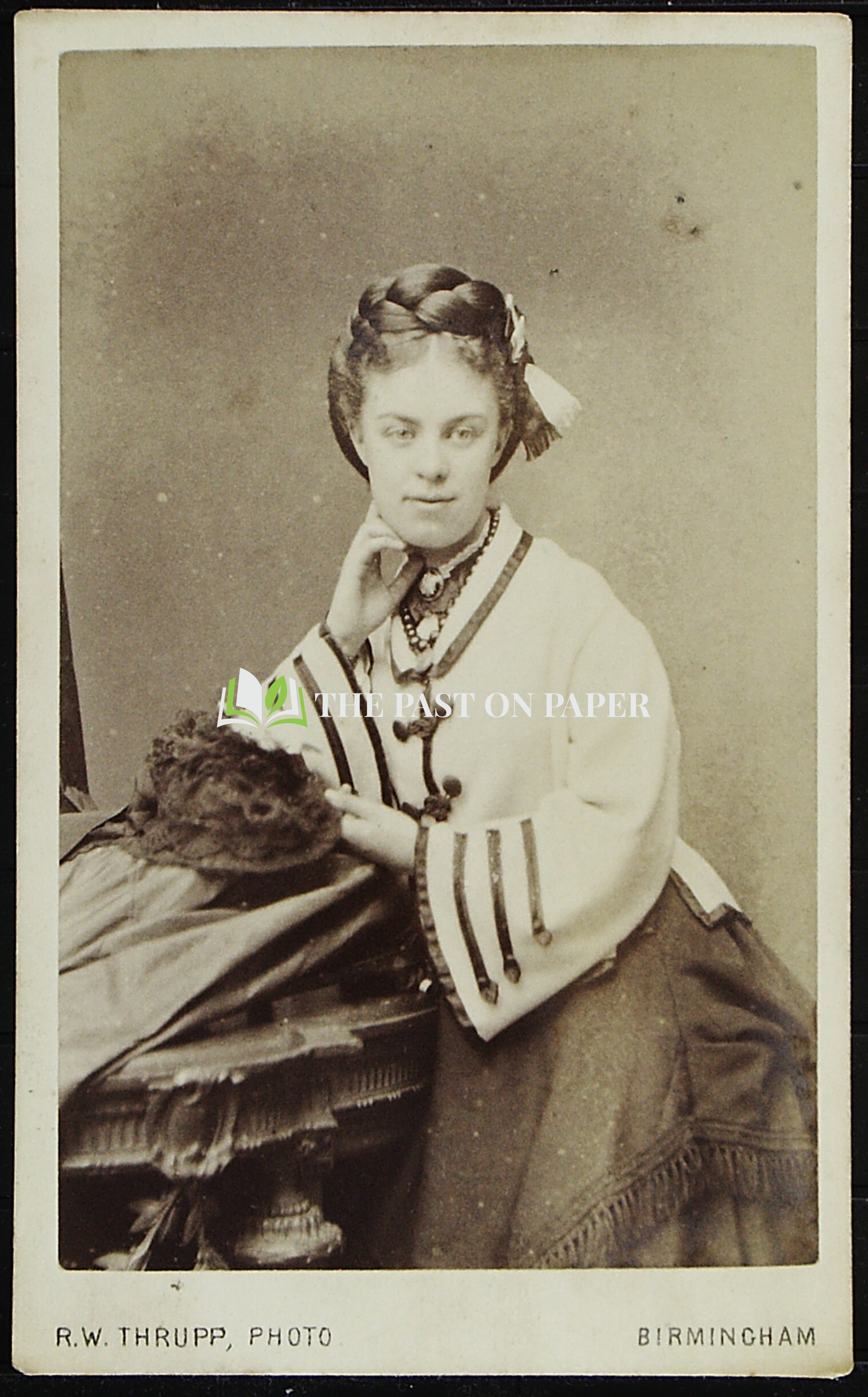 Carte de Visite of Unidentified Woman, Birmingham, 1870s