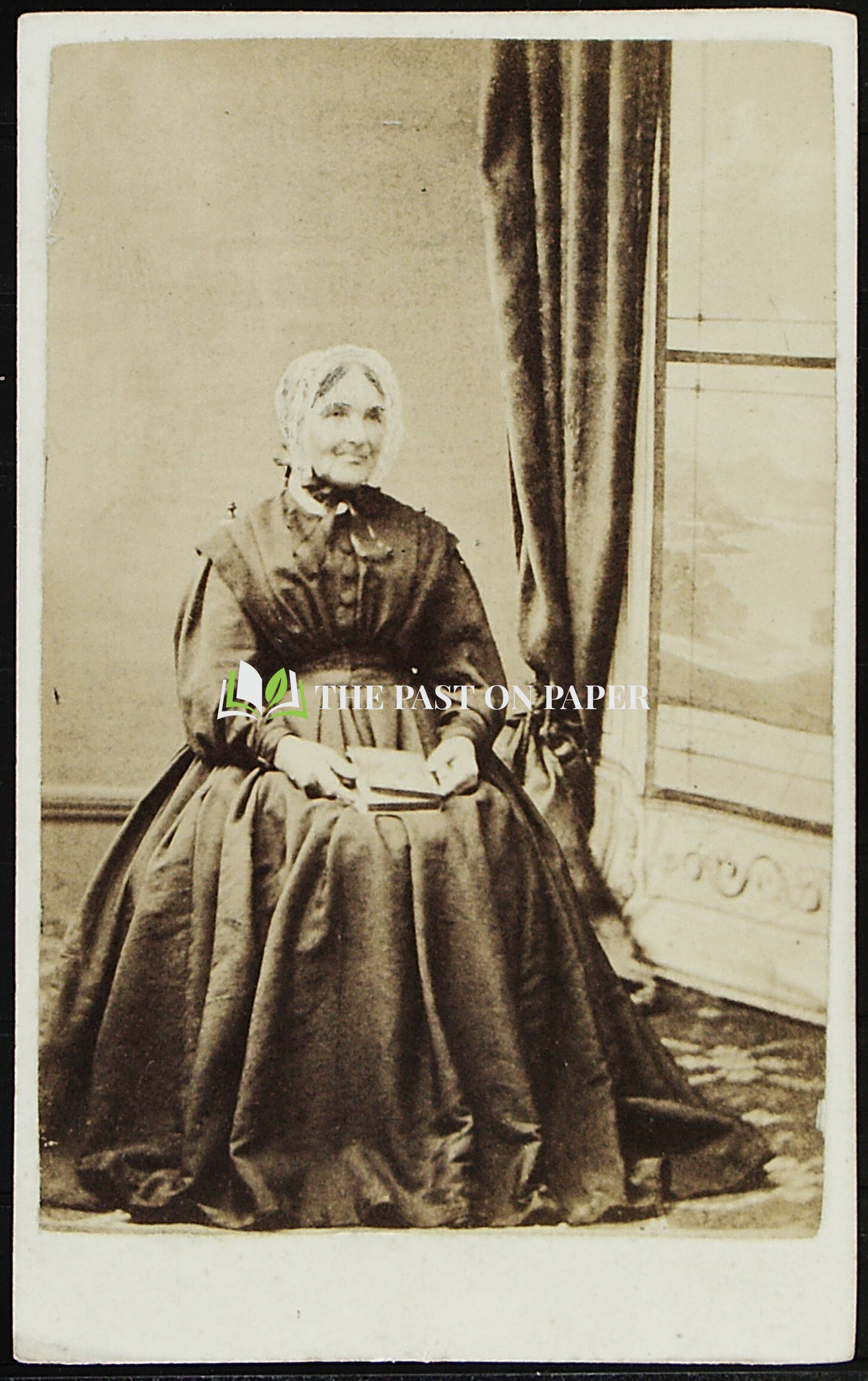 Carte de Visite of Unidentified Woman, Brompton, 1860s