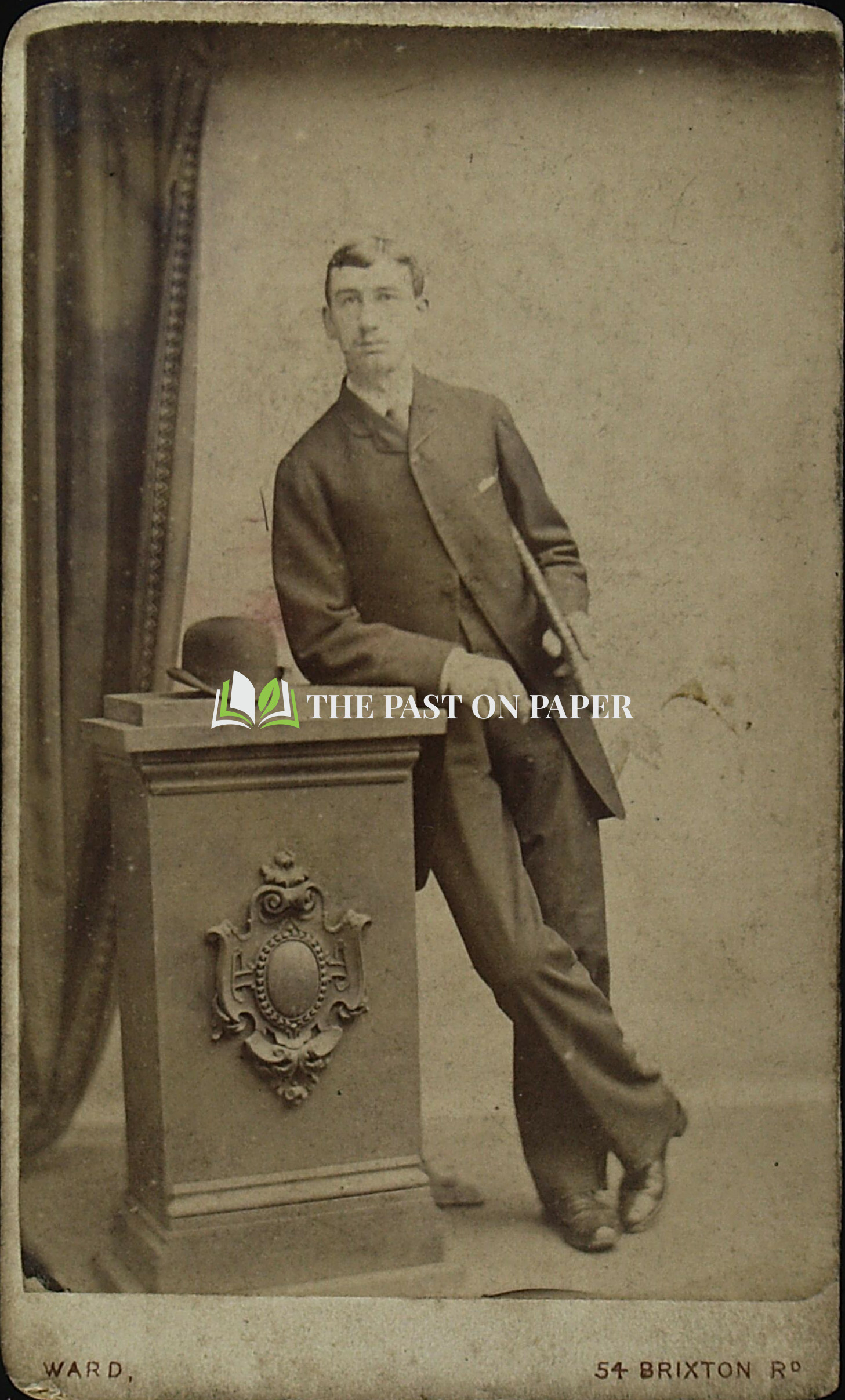 Carte de Visite of Unidentified of Unidentified Gentleman, London, 1870s
