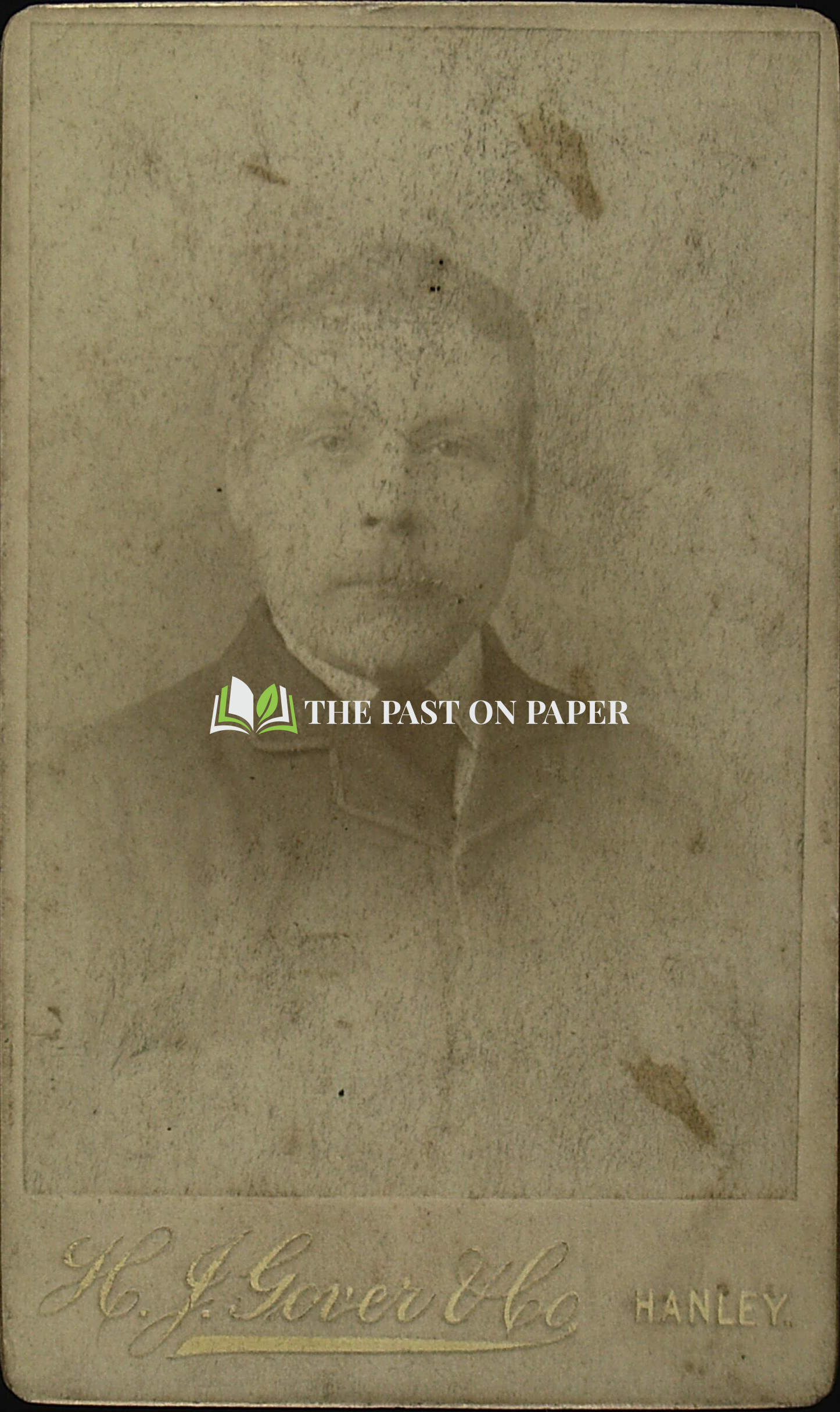 Carte de Visite of Unidentified Gentleman, Hanley, 1870s