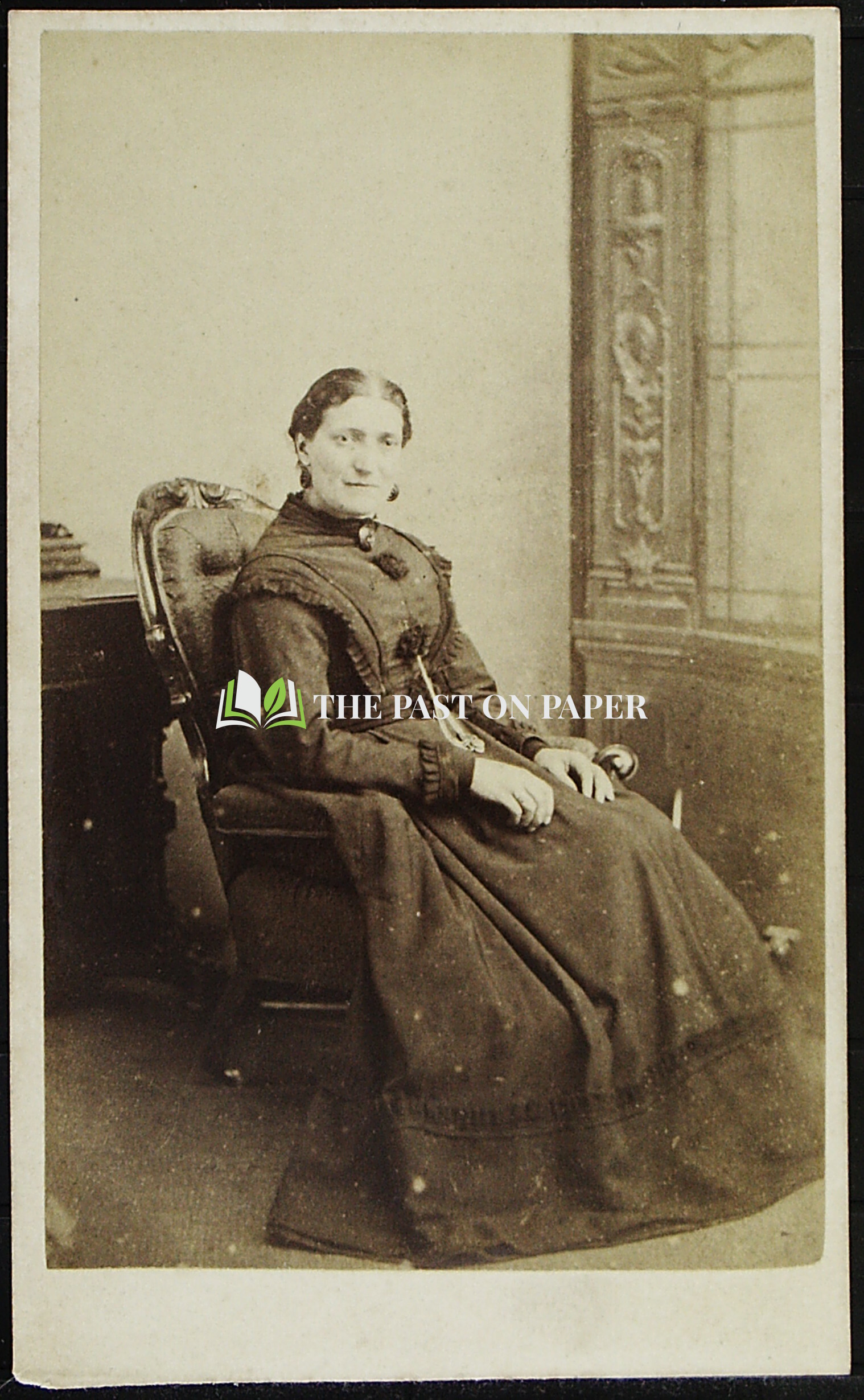 Carte de Visite of Unidentified Woman, Lowestoft, 1860s