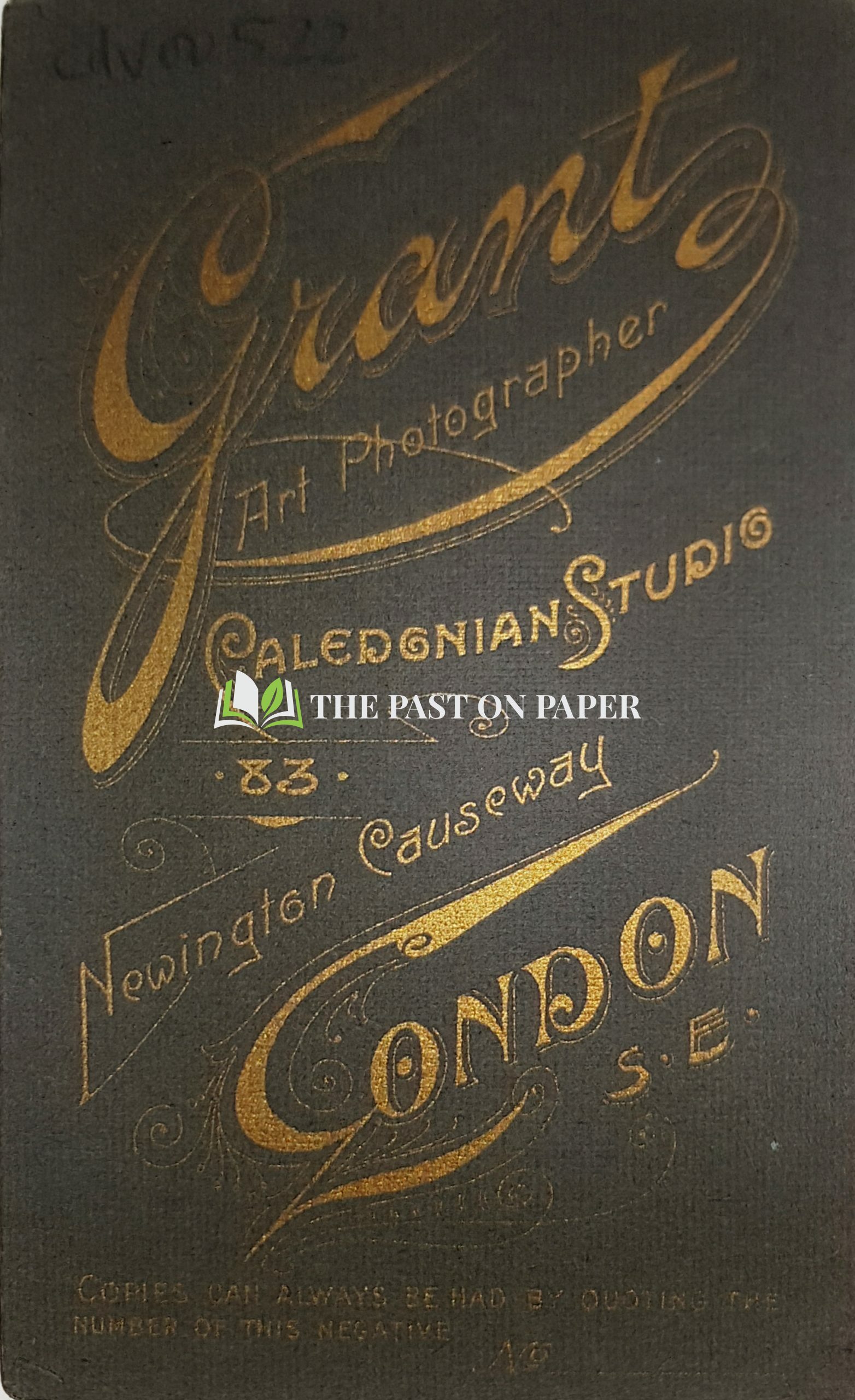 Carte de Visite of Unidentified woman, Stoke Newington, 1890s - Image 2