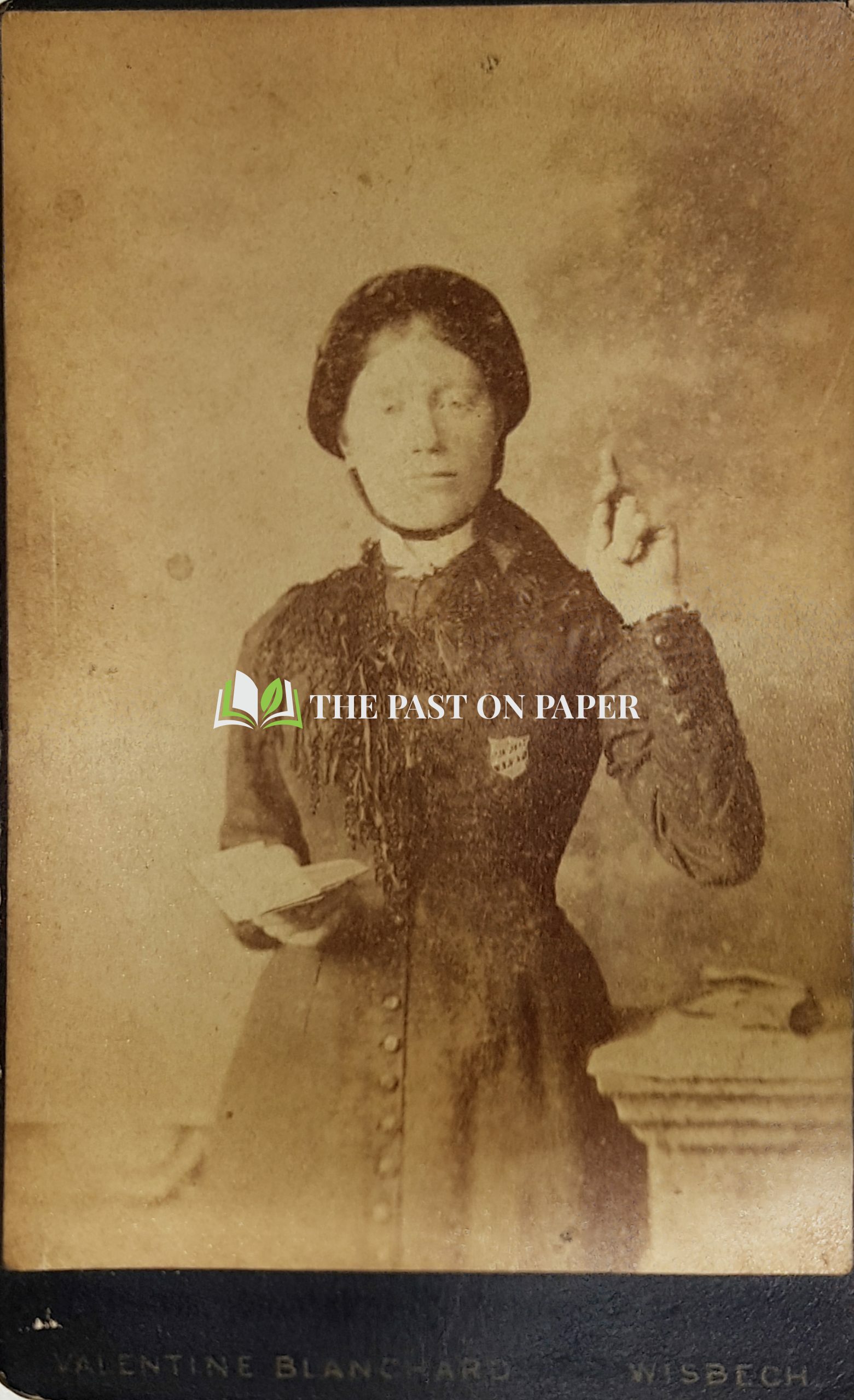 Carte de Visite of Unidentified woman in Salvation Army uniform, Wisbech, 1880s