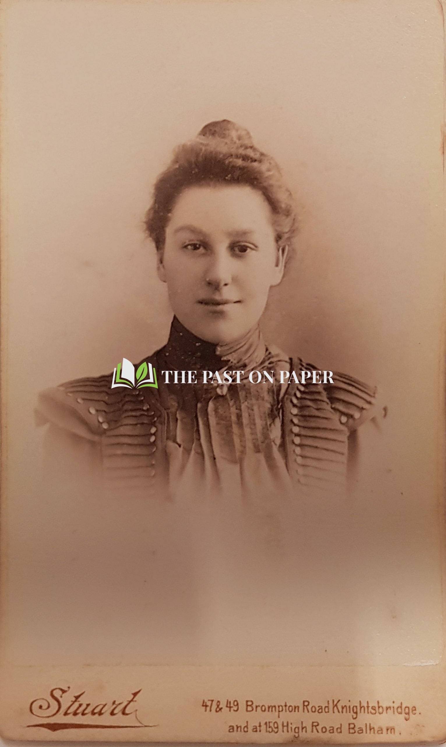 Carte de Visite of Unidentified woman, London, 1880s