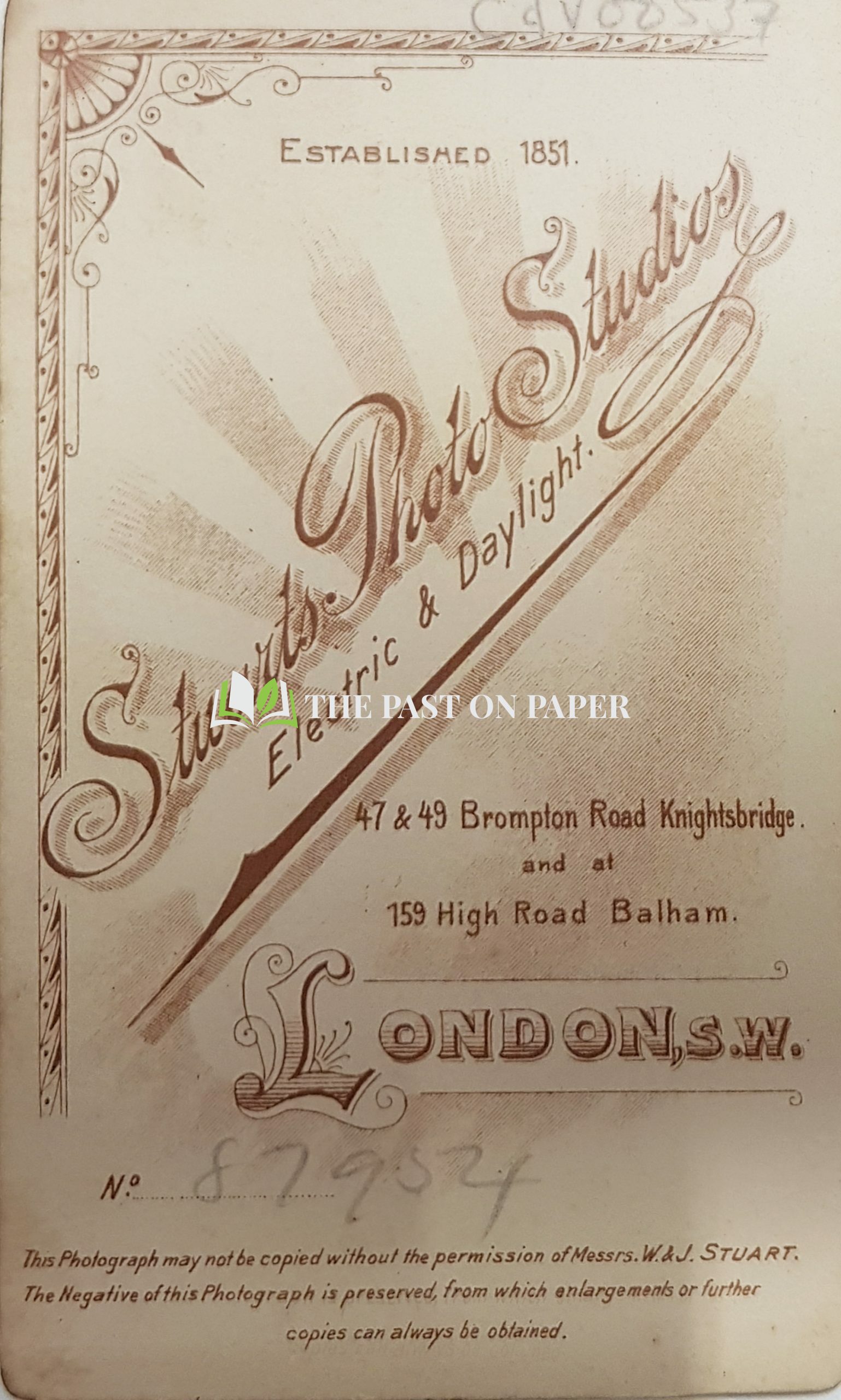 Carte de Visite of Unidentified woman, London, 1880s - Image 2