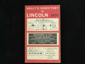 Kelly's Directory of Lincoln, 1971