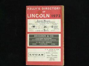 Kelly's Directory of Lincoln, 1972