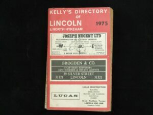 Kelly's Directory of Lincoln & North Hykeham, 1975