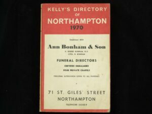 Kelly's Directory of Northampton, 1970