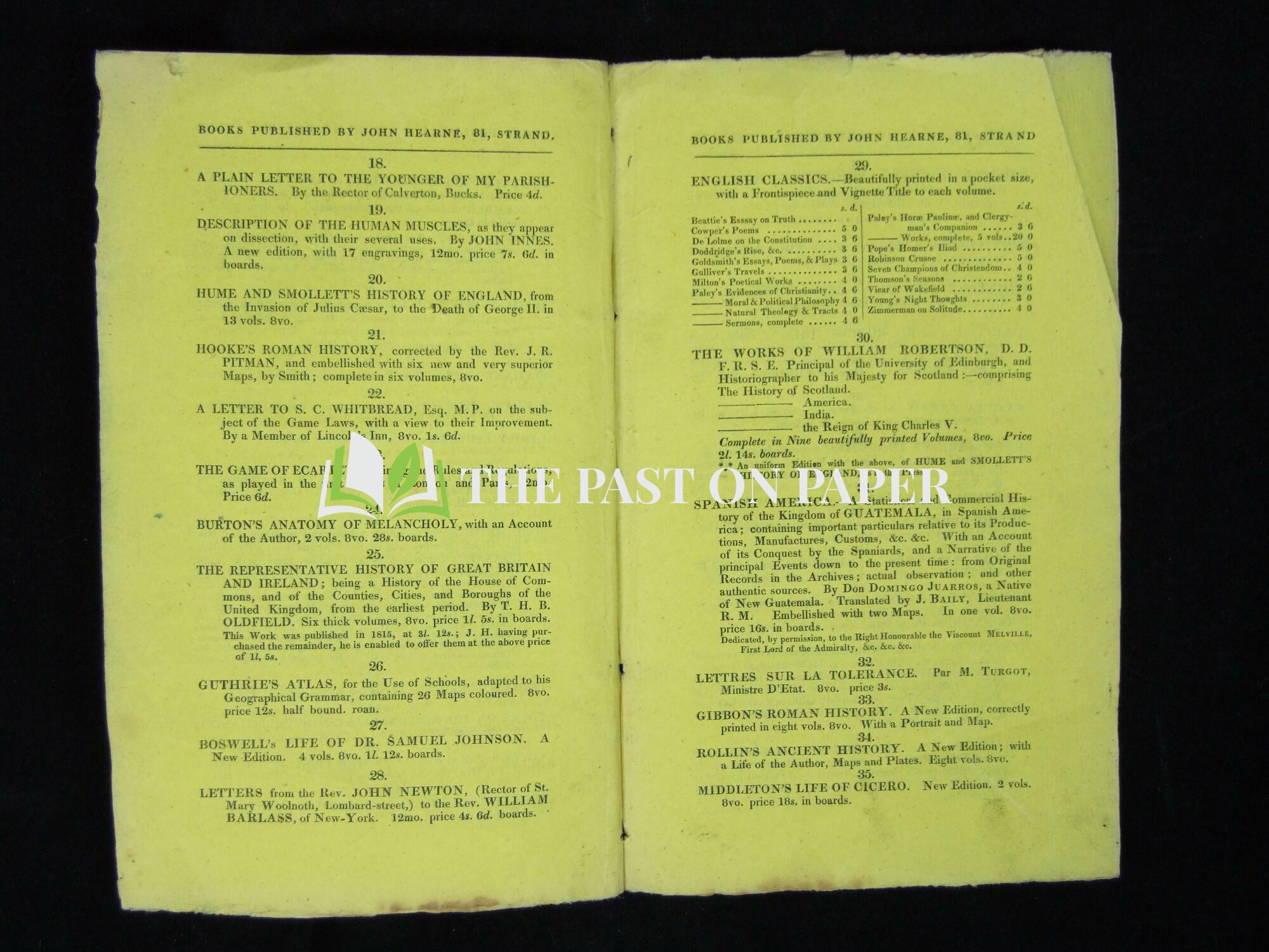 Books Published by John Hearne, 81 Strand - Image 3