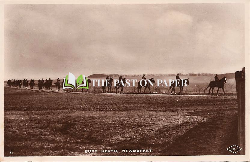 Vintage Postcard of Bury Heath, Newmarket