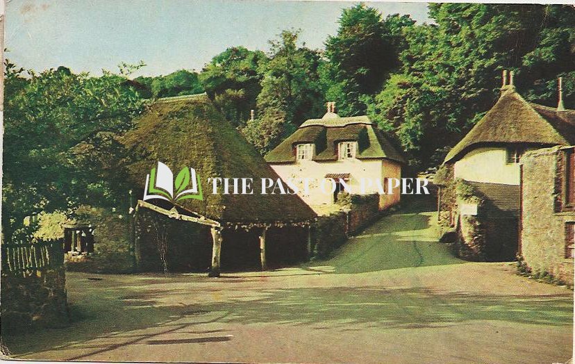 Vintage Postcard of Cockington Forge, Torquay, Devon addressed to Miss Glyn of Colchester, 1957