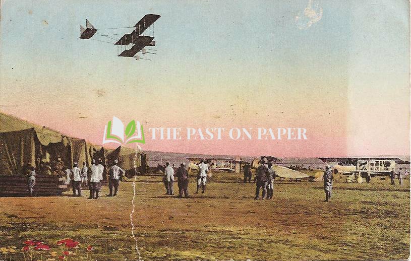Salonica - The Aviation Park of the Eastern Army Trying the Apparatus