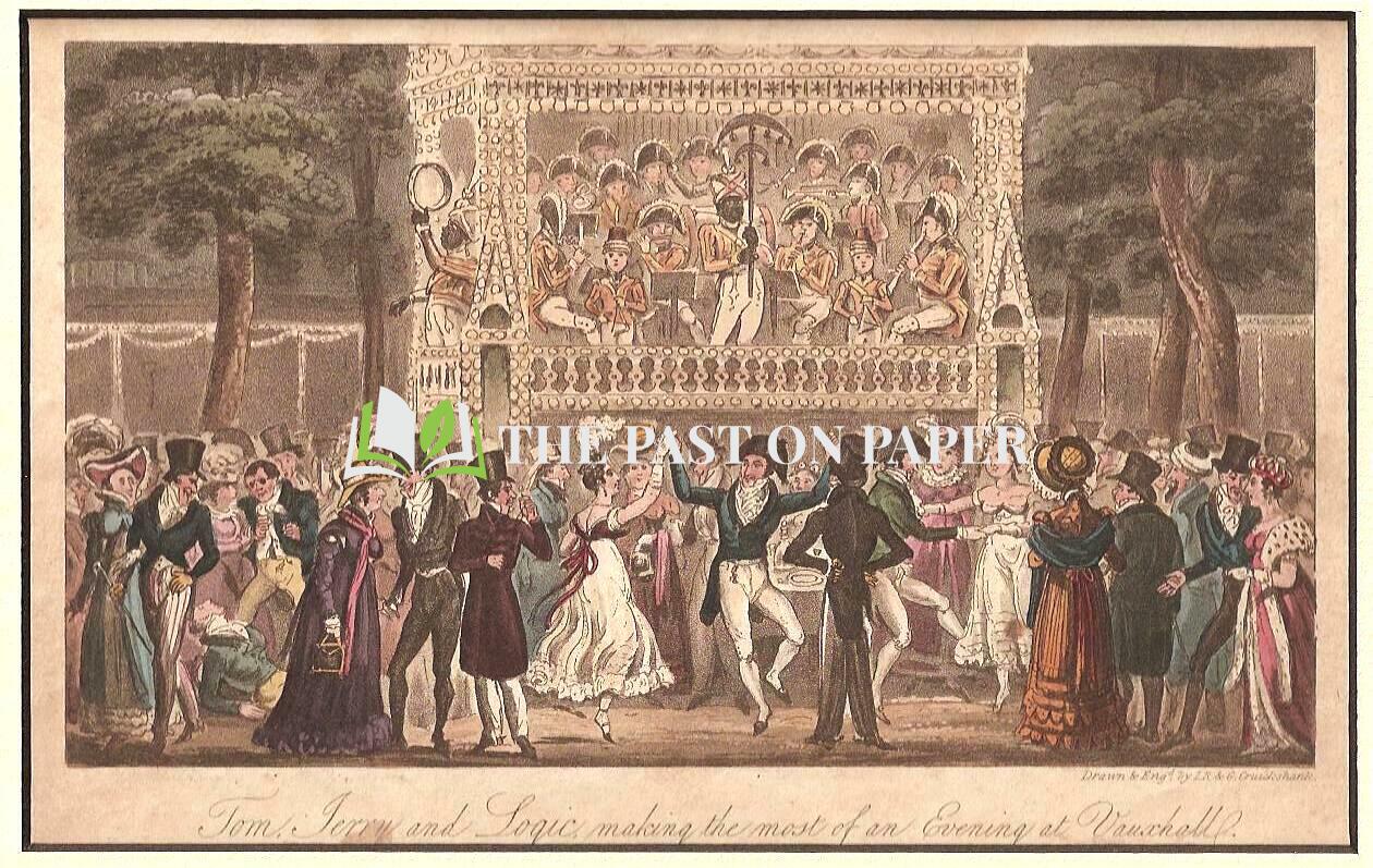 Pierce Egan's Life in London - Tom & Jerry Print. An Evening in Vauxhall