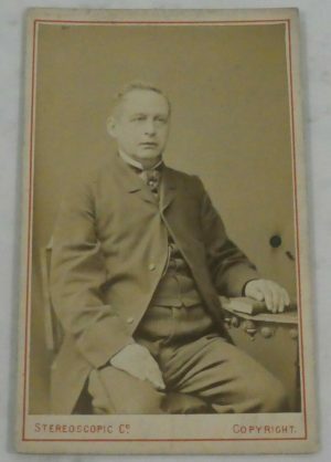 Carte De Visite Cdv Rt Honourable John Mowbray - Father Of The House Of Commons