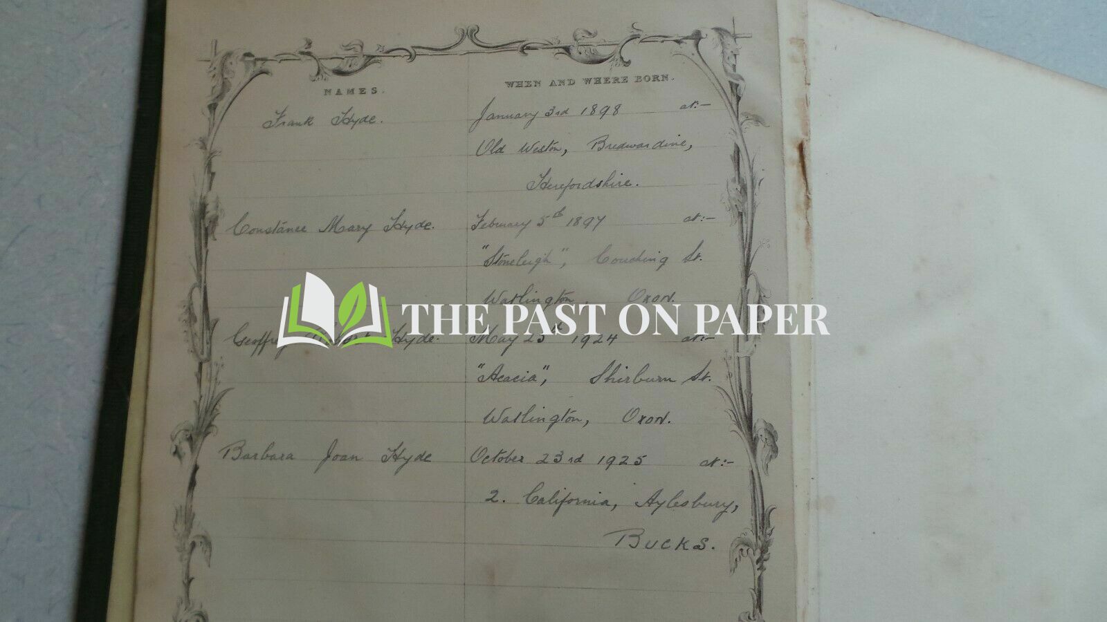 Hyde Family Bible - Image 3