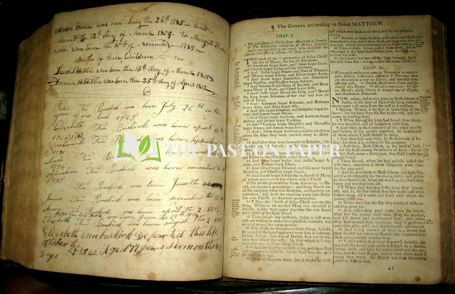 Van Buskirk Family Bible, 1803 - Image 5