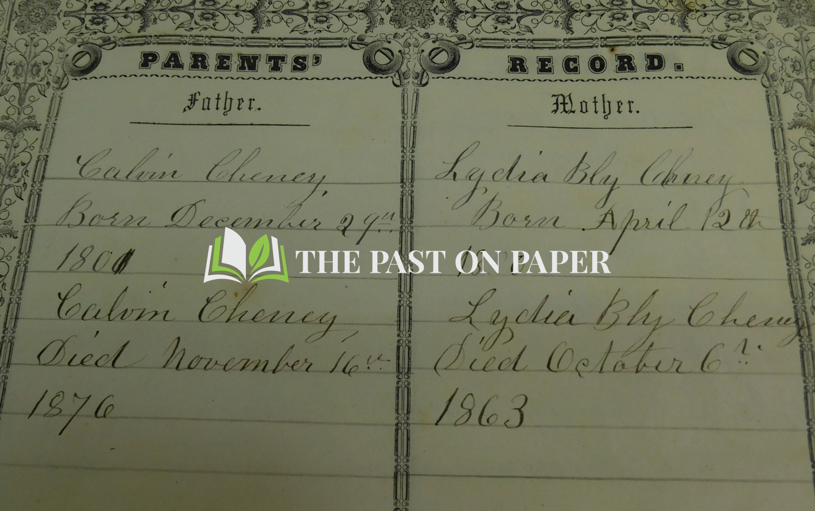 Cheney Family Bible - Image 4