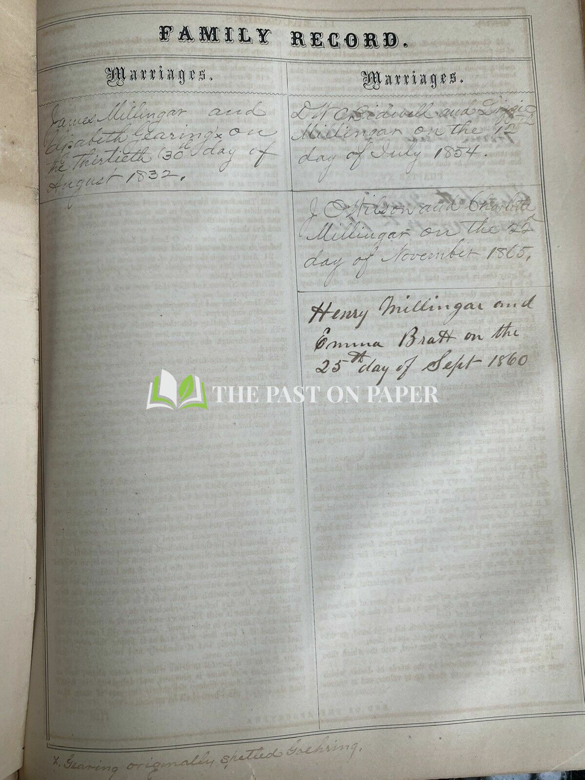 Millingar Family Bible - Image 3