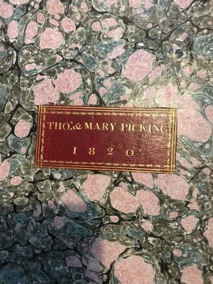 Picking Family Bible, 1812