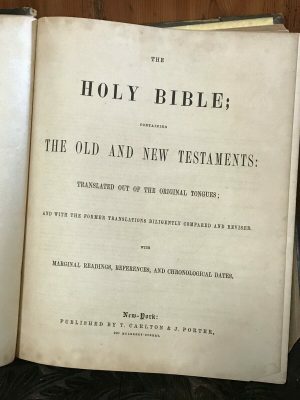 Kirkpatrick/VanNest Family Bible