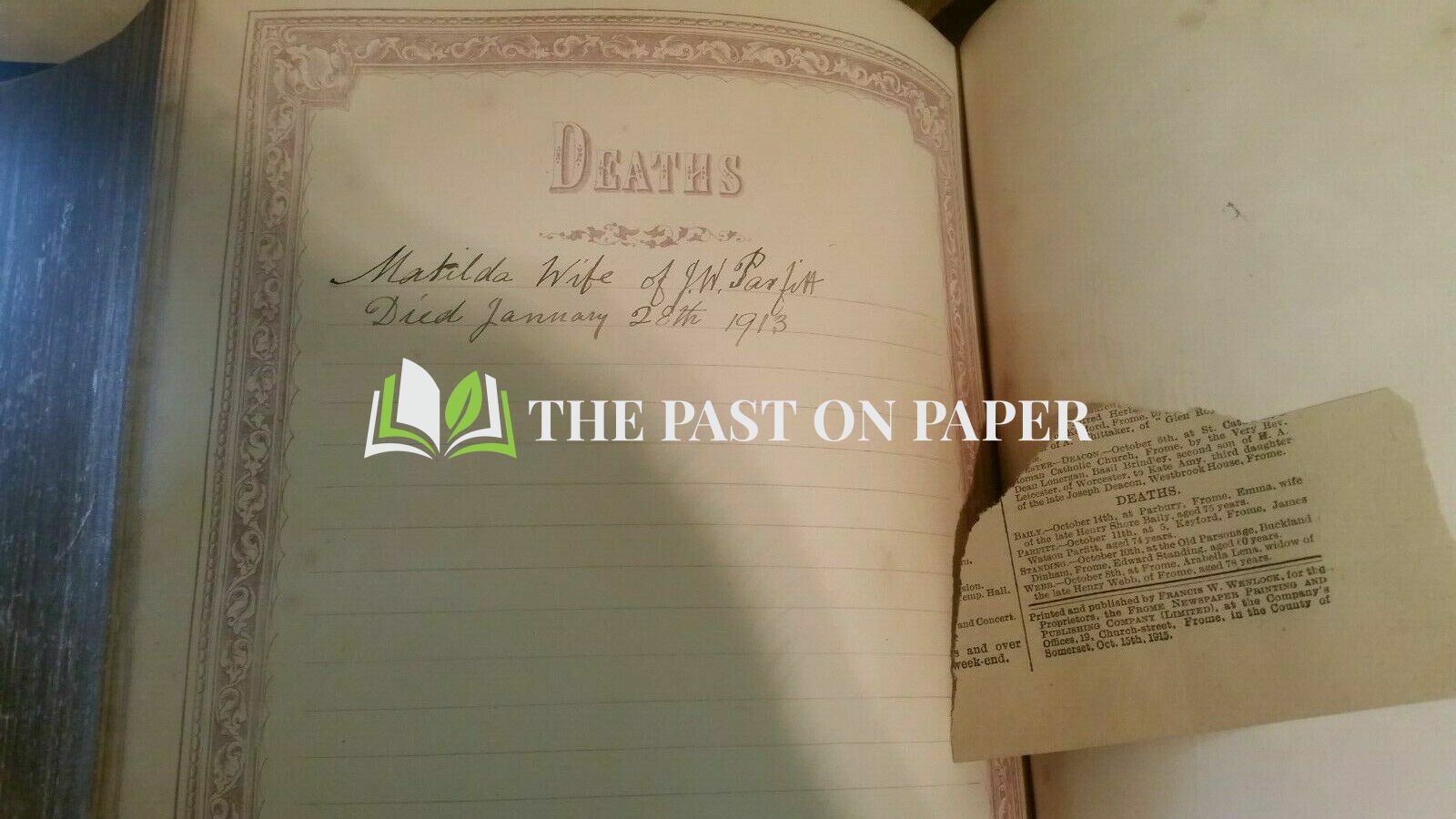 Parfitt Family Bible - Image 3