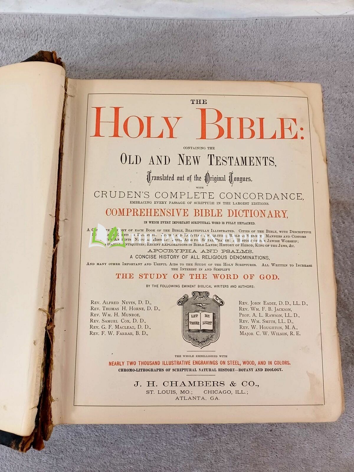 McDowell Family Bible - Image 2