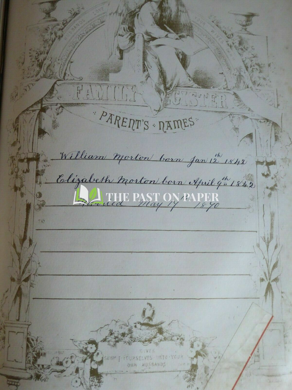 Morton Family Bible - Image 2